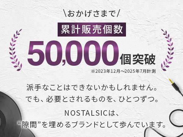 累計販売数 50,000個突破
