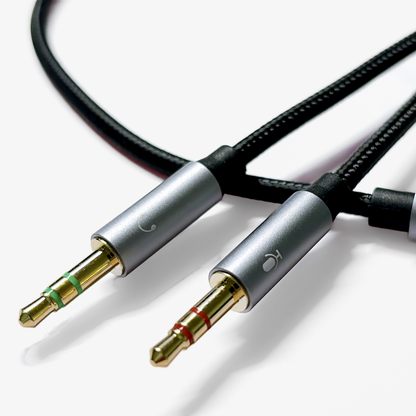 3.5mm 4極 3極 変換ケーブル