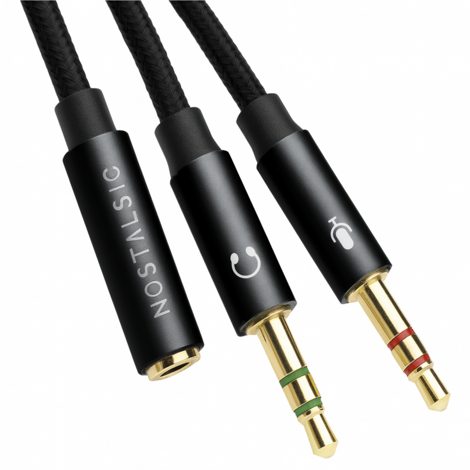 3.5mm 4極 3極 変換ケーブル